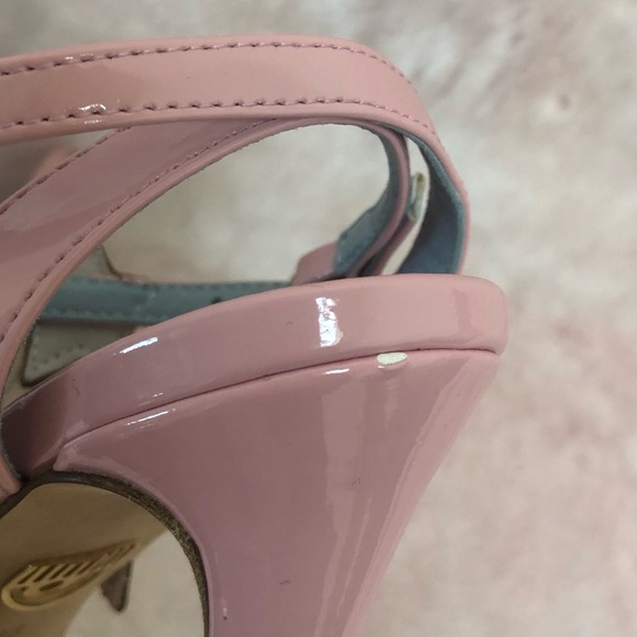 Chiara Ferragni RARE Pink Star strappy Heel Sandal - Picture 8 of 8